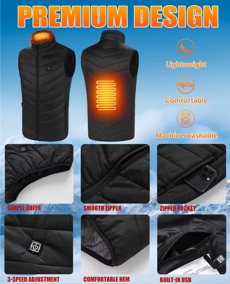 USB Heated Vest For Men & Women