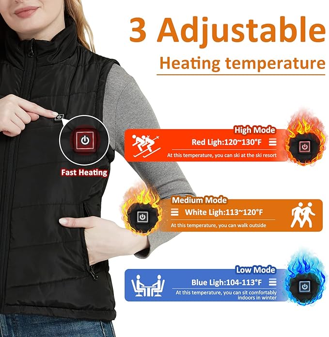 USB Heated Vest For Men & Women