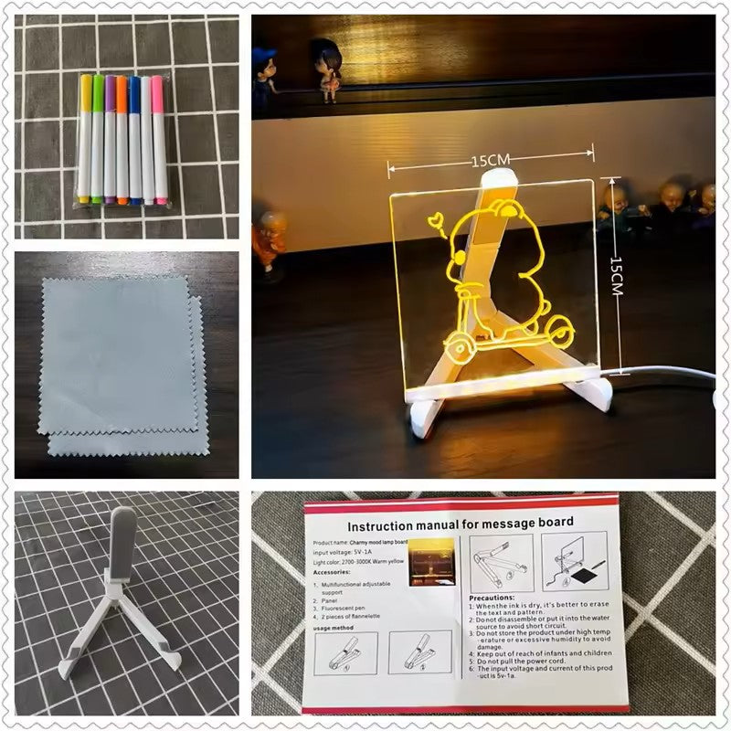 GlowNote Creative™ LED Drawing Board