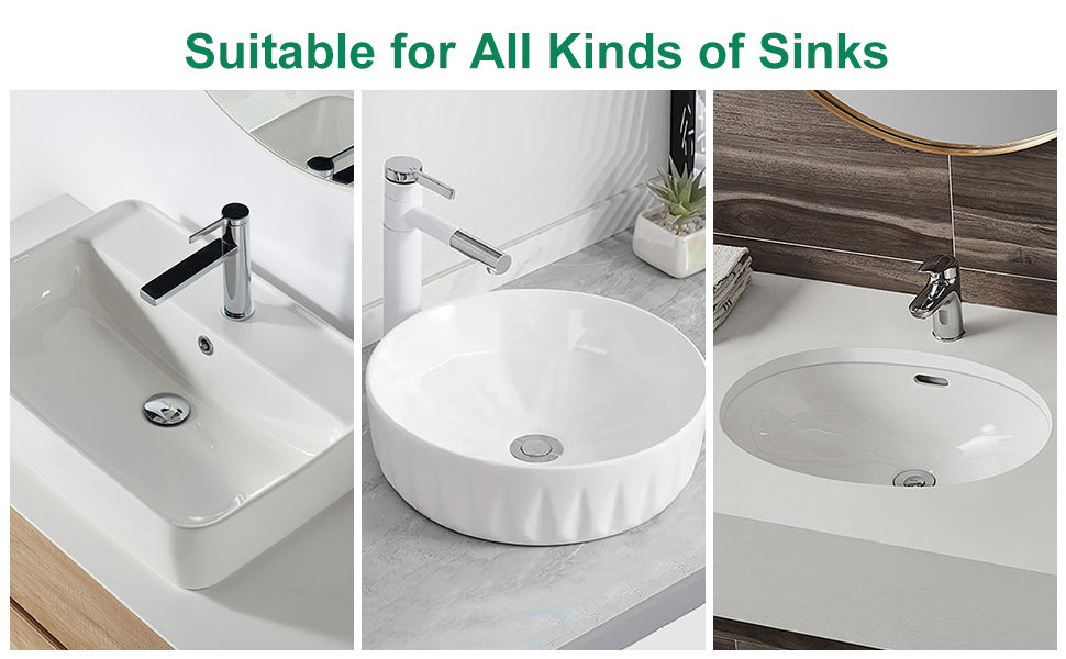 Sink Anti-Clogger Pop-Up Stopper