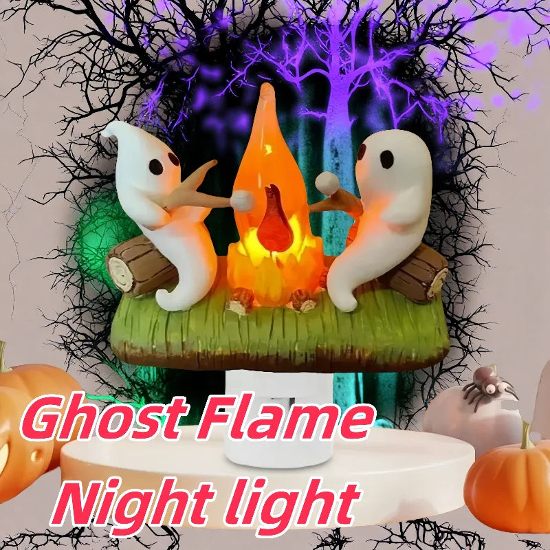 Ghostly Campfire Night Light