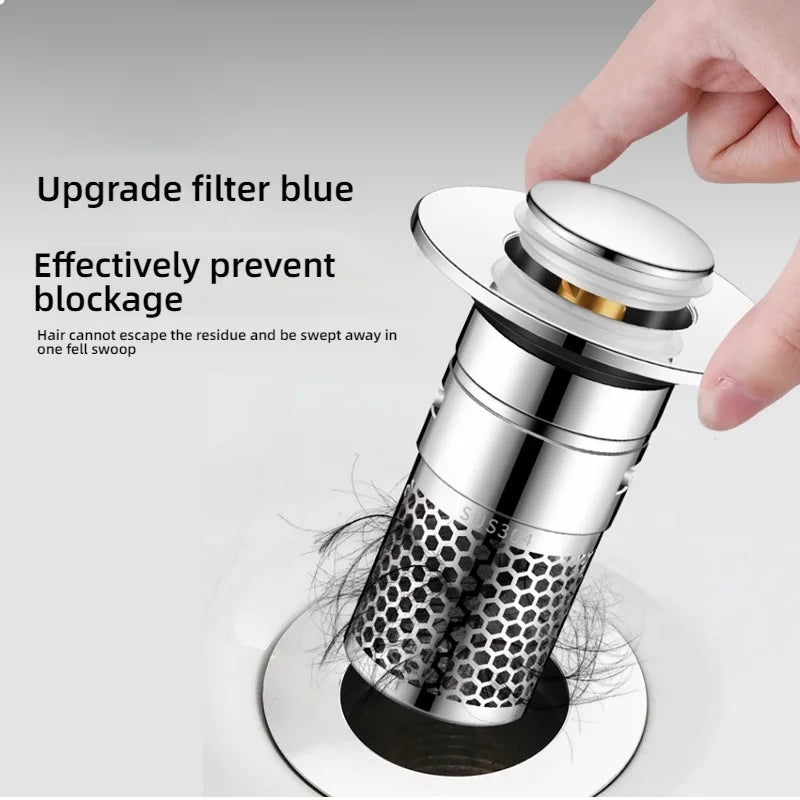 Sink Anti-Clogger Pop-Up Stopper
