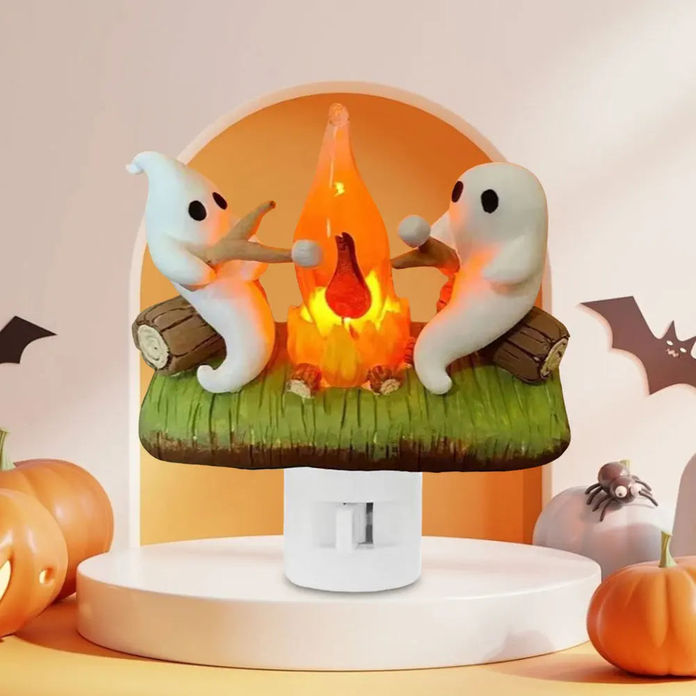 Ghostly Campfire Night Light