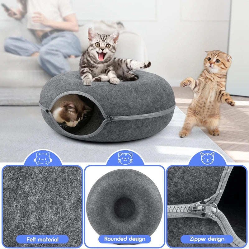 Cozy Cat Tunnel Bed