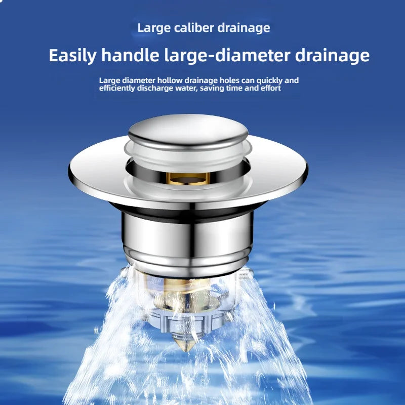 Sink Anti-Clogger Pop-Up Stopper