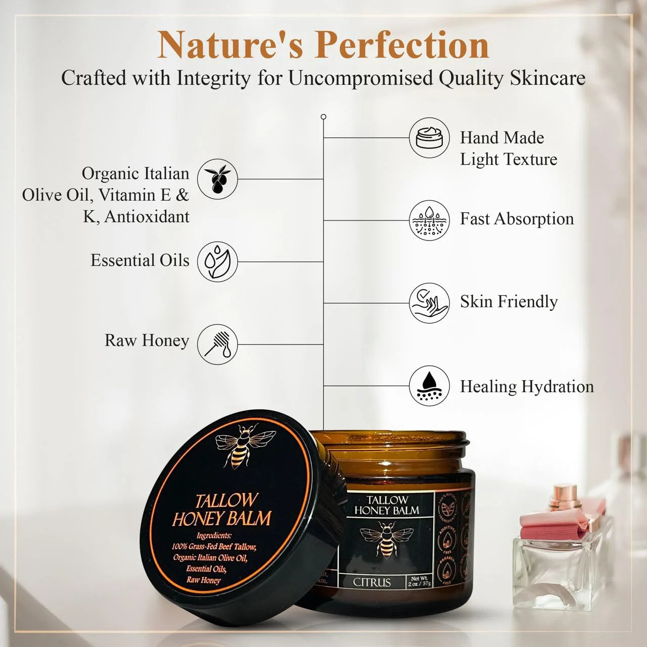 Honey & Tallow Skin Balm