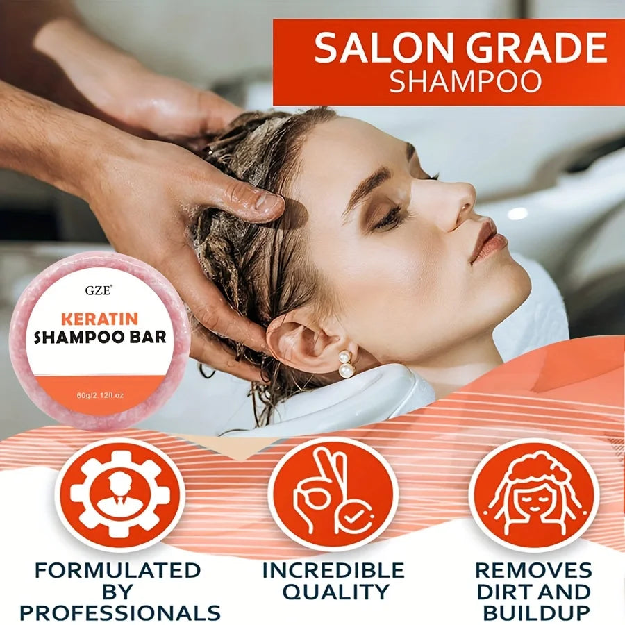 Keratin Shampoo Bare Hair Care Bar