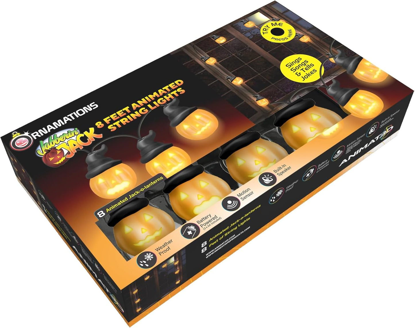 Jabberin Jack Lantern String Lights