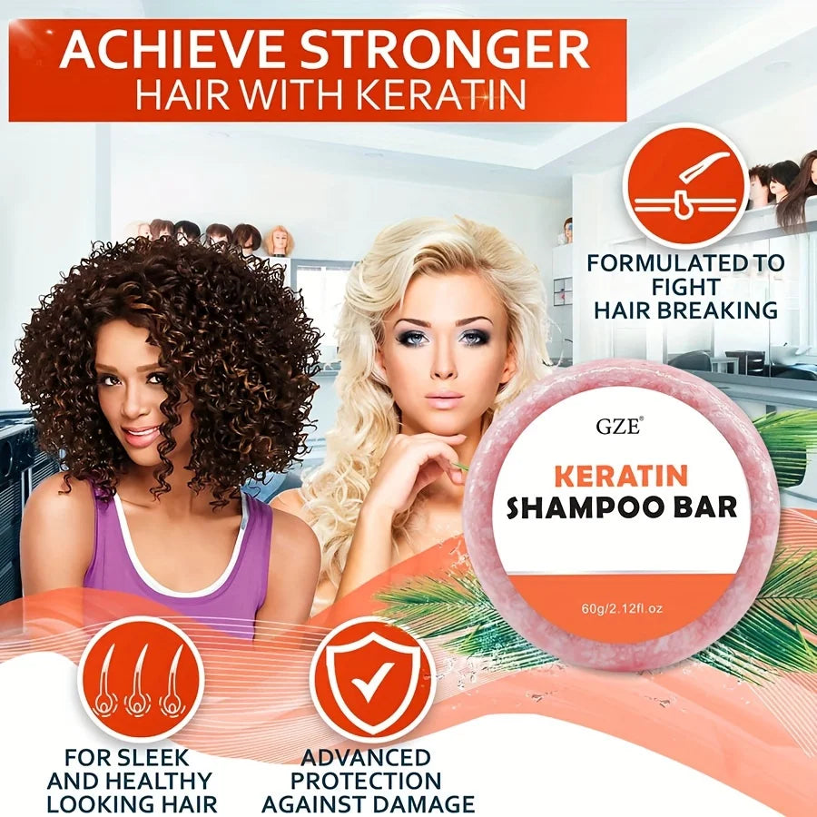 Keratin Shampoo Bare Hair Care Bar