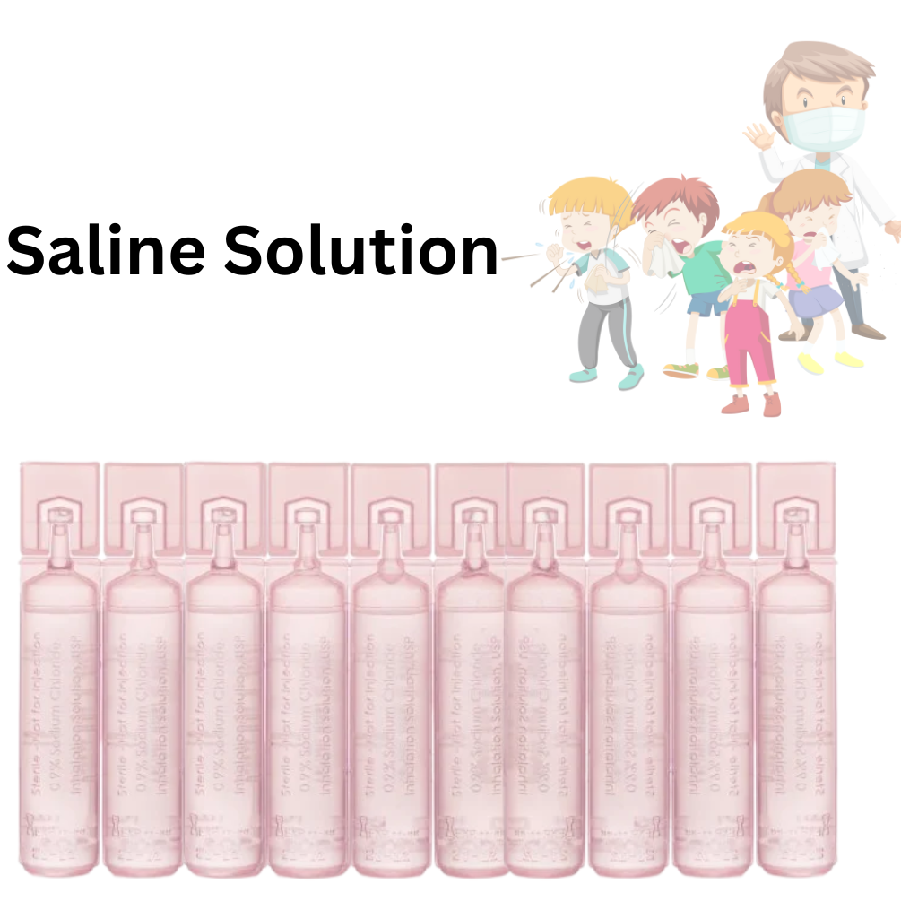 Saline Solution (10 single vial pack)
