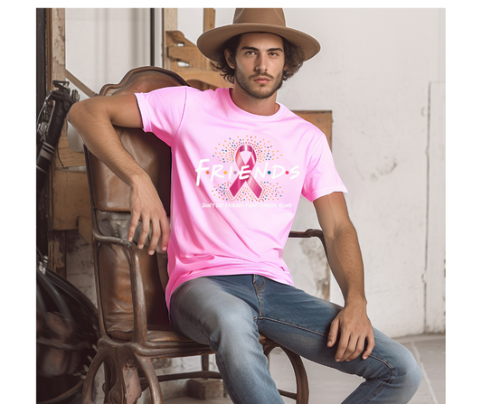 Friends - Breast Cancer Awareness Cotton Tee