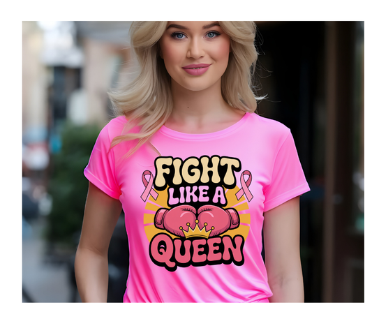Empowering Women's Softstyle Tee - "Fight Like a Queen"