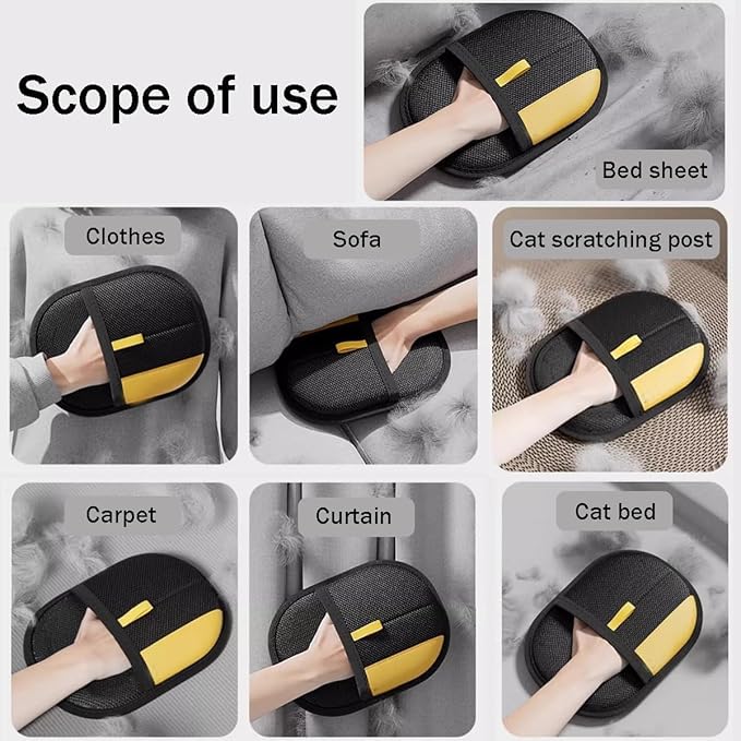 Pet Hair Removal Magic Gloves