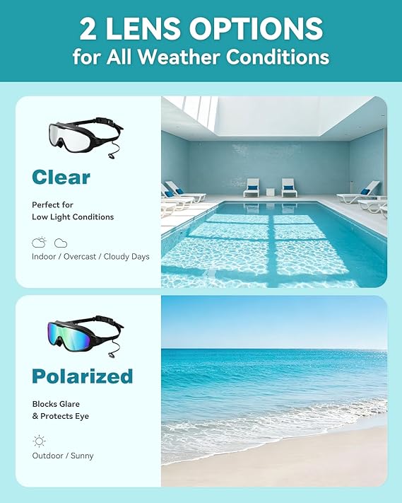 Panoramic Swim Goggles Pro