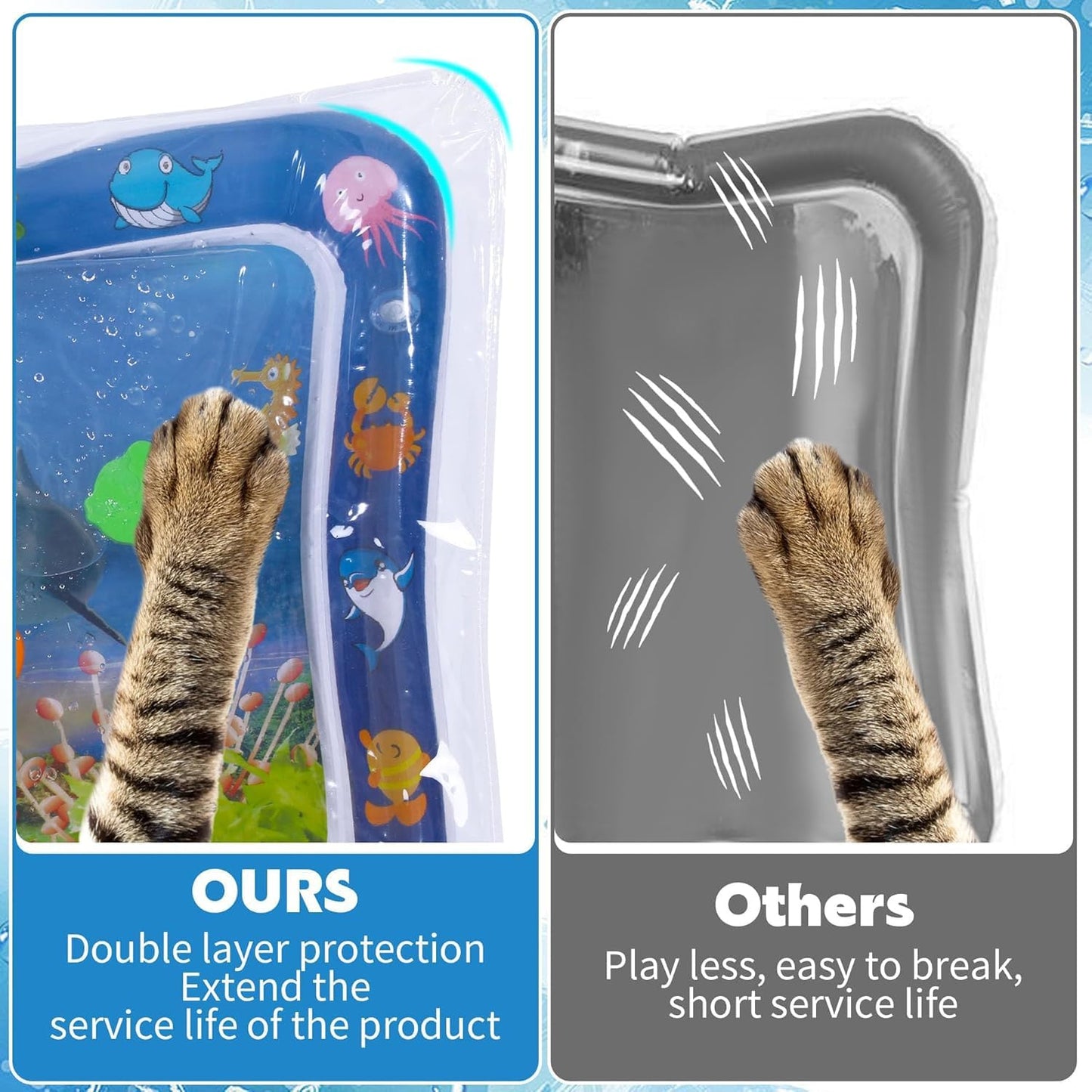 Water Sensory Play Mat for Small Dogs & Cats