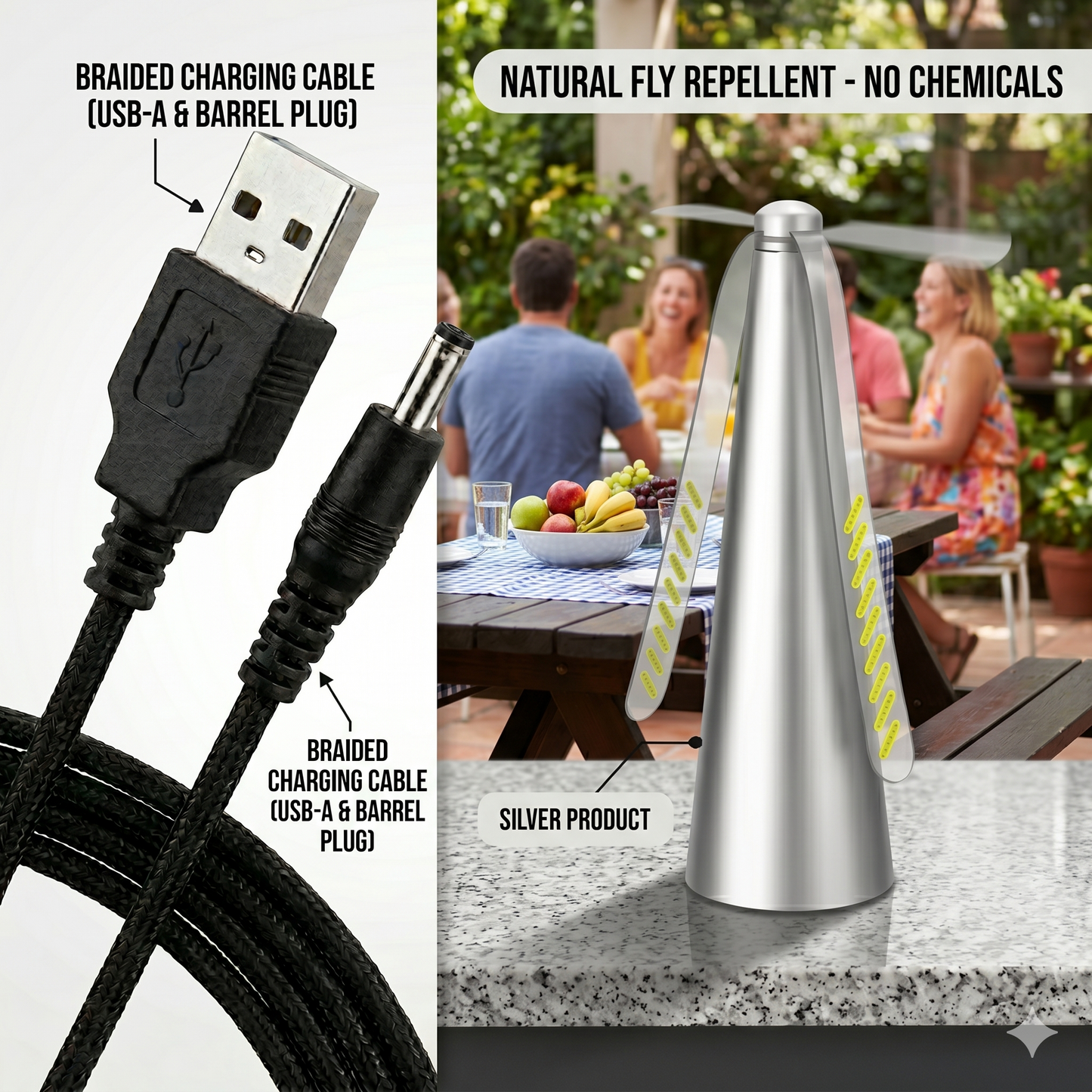 BuzzBlock™ Outdoor Fly Fan
