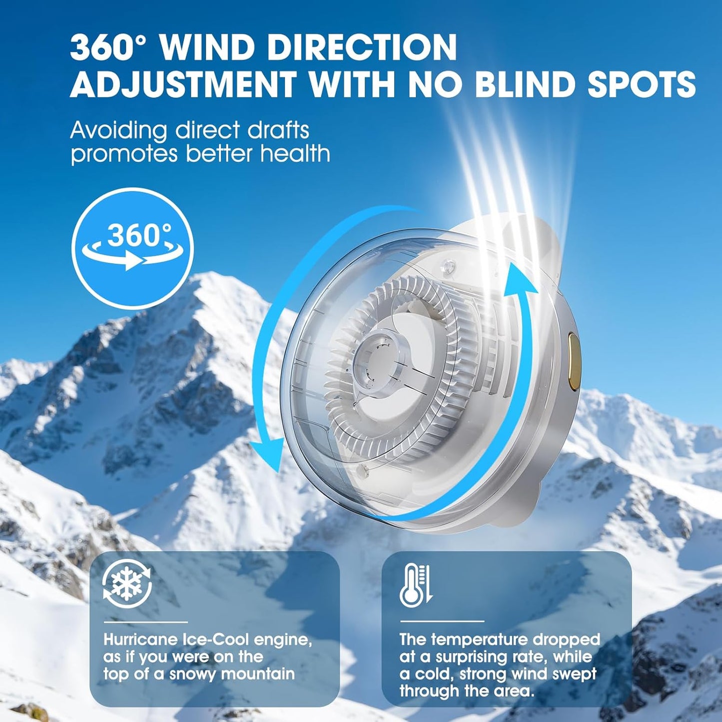 Clip-on Cool Breeze Mini Fan