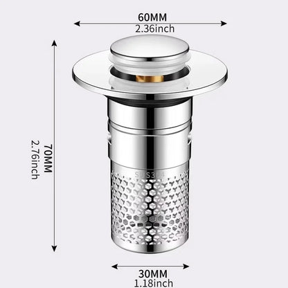 Sink Anti-Clogger Pop-Up Stopper