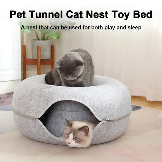 Cozy Cat Tunnel Bed