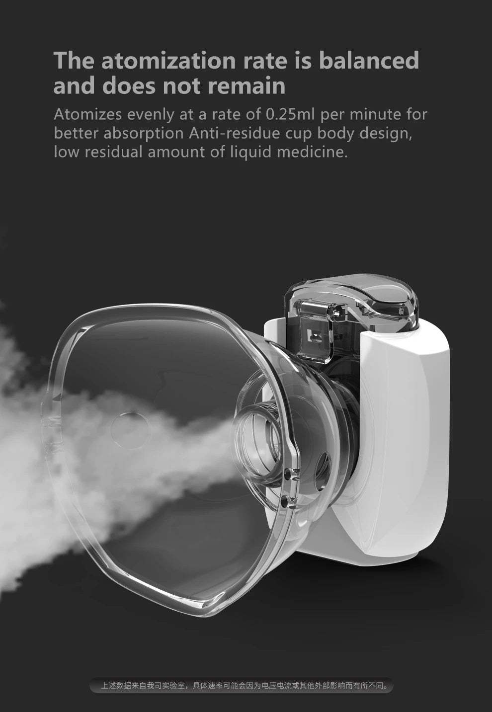 BreatheEase Mini Portable Nebulizer