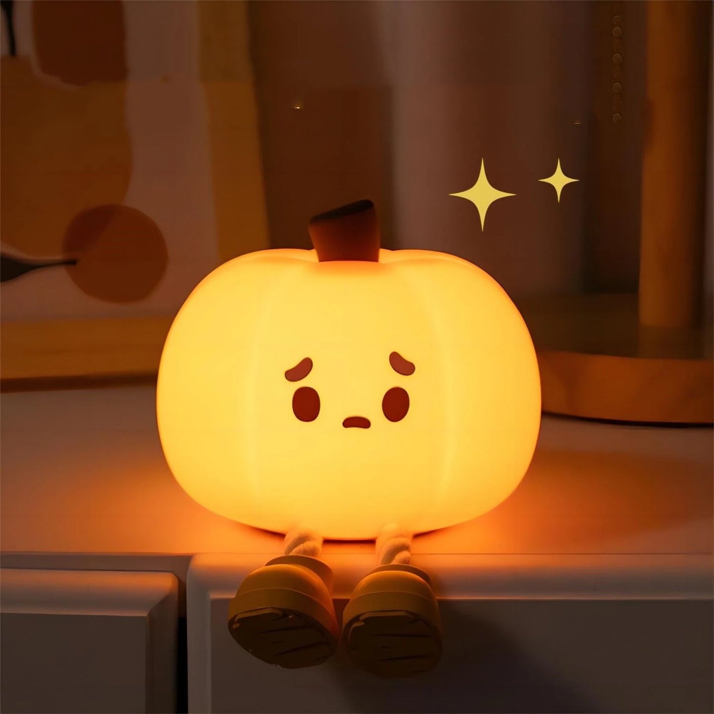 Cozy Pumpkin Night Light