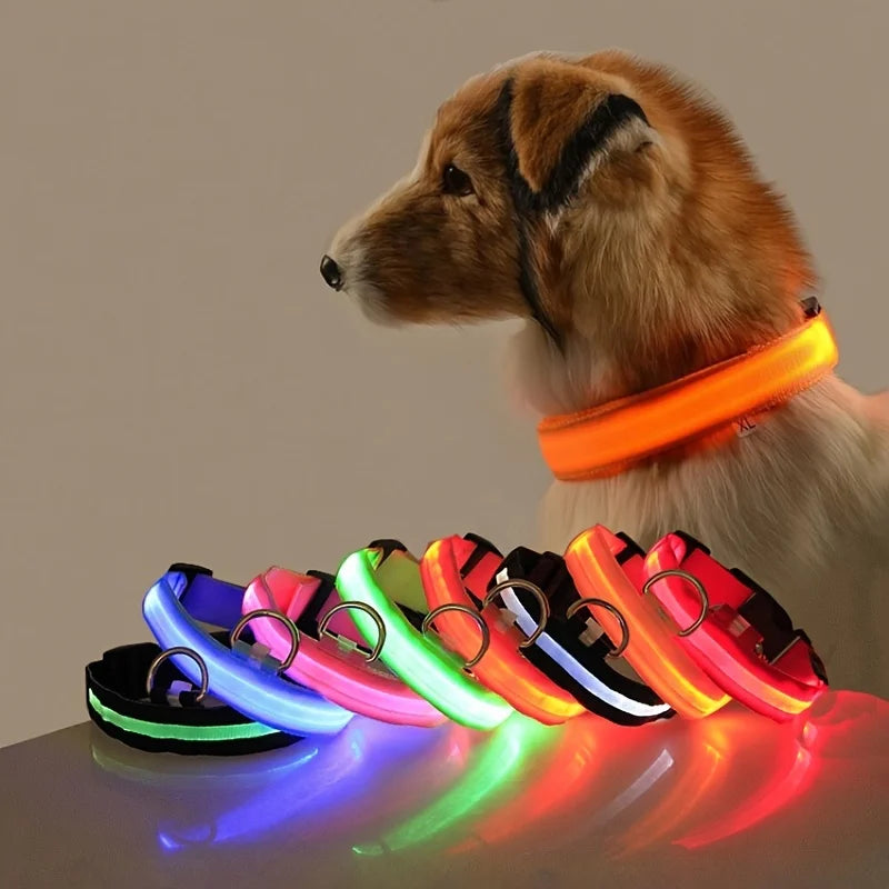 GlowSafe™ LED Night Dog Collar