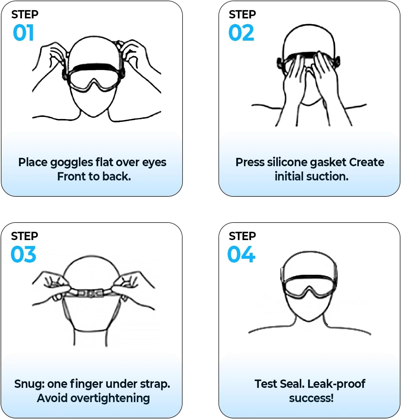 Panoramic Swim Goggles Pro