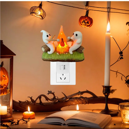 Ghostly Campfire Night Light