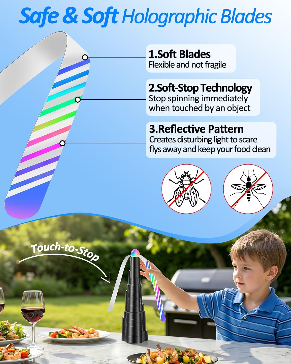 Tabletop Fly Guard Fan ** UPDATED STYLE**