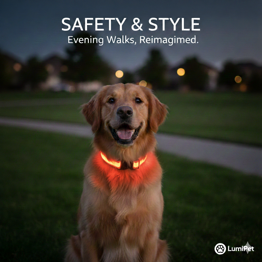 GlowSafe™ LED Night Dog Collar